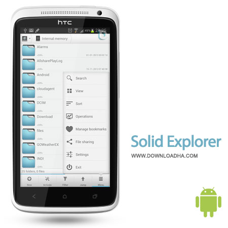 solid explorer android مدیریت فایلها و اطلاعات با فایل منیجر Solid Explorer 1.4.1   اندروید 