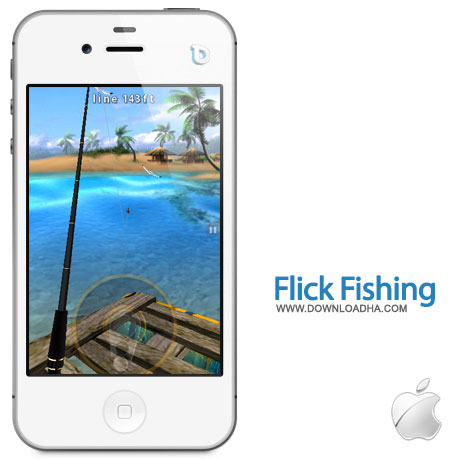 flick fishing بازی ماهیگیری زیبای Flick Fishing 1.5.4 آیفون