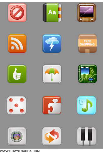 interface دانلود مجموعه 60 آیکون زیبا و کاربری Interface Icons