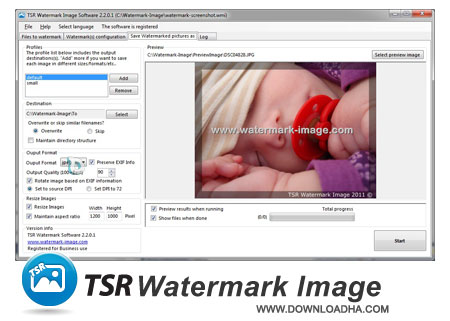 tsr watermark image تغییر سایز و قرار دادن واترمارک همزمان TSR Watermark Image 2.3.1.7