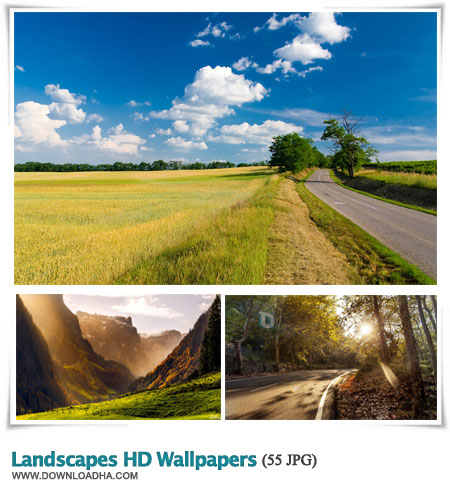 Landscapes HD Wallpapers مجموعه 50 والپیپر با موضوع طبیعت Landscapes HD Wallpapers